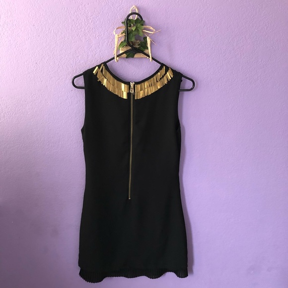 Art Deco-esque Black Cocktail Dress - Picture 4 of 4